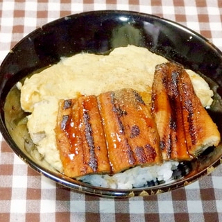 スタミナ満点❤フワフワ卵で鰻丼